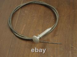 1930s 1929 1931 20s Cadillac Dodge REO Spark Choke Light Heat Dash Cable Vintage