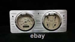 1940 1941 1942 1943 1944 1945 1946 1947 Ford Truck Quad Gauge Dash Cluster Tan