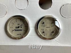 1940 1941 1942 1943 1944 1945 1946 1947 Ford Truck Quad Gauge Dash Cluster Tan