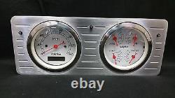 1940 1941 1942 1943 1944 1945 1946 1947 Ford Truck Quad Gauge Dash Cluster White