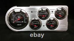 1948 1949 1950 Ford Truck 5 Gauge Dash Cluster Black