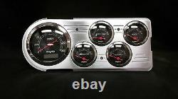 1948 1949 1950 Ford Truck 5 Gauge Dash Cluster Black