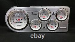 1948 1949 1950 Ford Truck 5 Gauge Dash Cluster White