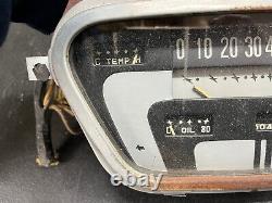 1953-1955 Ford Truck Gauge Cluster Instrument Dash Panel Speedometer OEM 53-55