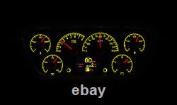 1953-55 Ford F100 Truck Pickup Dakota Digital Black Alloy HDX Custom Gauge Kit