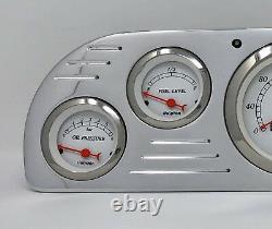 1957 1958 1959 1960 Ford Truck 6 Gauge Dash Cluster Metric White