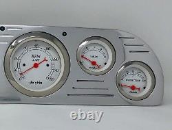 1957 1958 1959 1960 Ford Truck 6 Gauge Dash Cluster Metric White