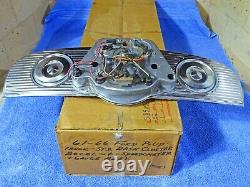 1961-1966 Ford Truck Dash Cluster Chrome Bezel Speedometer & Gauge Assembly NICE