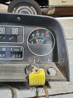 1964 1965 1966 Chevy Gmc Truck Tach Dash Cluster