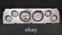 1964 1965 1966 Chevy Truck 6 Gauge Dash Cluster Shark