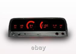1964-1966 Chevy Truck Digital Dash Panel Cluster Gauges Red LEDs Made In The USA