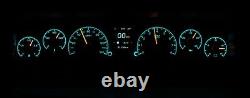 1964-66 Chevy C10 Truck Black Alloy Dakota Digital HDX Customizable Gauge Kit