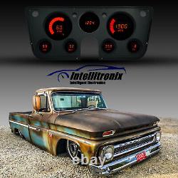 1967-1972 Chevy Truck Digital Dash Panel Gauge Cluster TEAL LEDs Made In The US