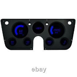 1967-1972 Chevy Truck Digital Dash Panel Gauge Cluster TEAL LEDs Made In The US