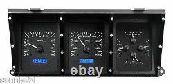 1973-1979 Ford Pickup Truck Dash Gauges Dakota Digital Black White VHX-73F-PU