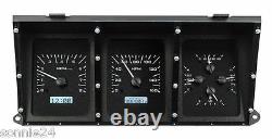 1973-1979 Ford Pickup Truck Dash Gauges Dakota Digital Black White VHX-73F-PU