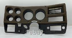 1973-1980 Square Body Pickup Woodgrain AC Dash Bezel pickup Truck Gauge Cluster