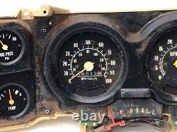 1973-80 Chevy GMC Pickup Truck Tach Dash Cluster Instrument Panel Square Body