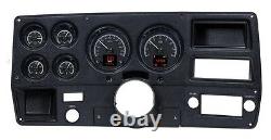 1973-87 Chevy Truck C10 Black Alloy Dakota Digital HDX Customizable Gauge Kit