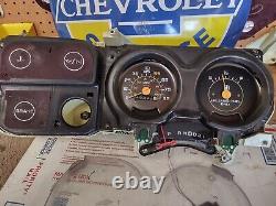 1973-87 Chevy Truck Cluster Gauges Nice Clean 1973 C10 Not Tested Ez Resto