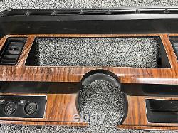 1980-1986 80-86 Ford Truck Bronco dash instrument cluster bezel Woodgrain AC #2