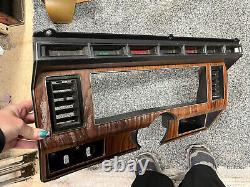 1980-1986 80-86 Ford Truck Bronco dash instrument cluster bezel Woodgrain AC #2
