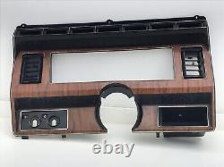 1980-1986 Ford Truck Dash Bezel Woodgrain Pickup Gauge Cluster Trim Panel