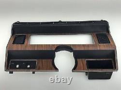 1980-1986 Ford Truck Dash Bezel Woodgrain Pickup Gauge Cluster Trim Panel