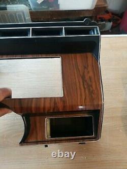 1980-1986 Ford Truck F150 F250 F350 Bronco Cluster & Radio Bezel Woodgrain. Nice