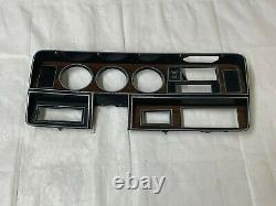 1981-1993 Dodge Ram 4x4 Dash Bezel Woodgrain Truck Gauge Cluster Housing