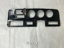 1981-1993 Dodge Ram 4x4 Dash Bezel Woodgrain Truck Gauge Cluster Housing