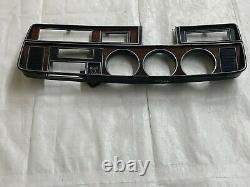 1981-1993 Dodge Ram 4x4 Dash Bezel Woodgrain Truck Gauge Cluster Housing