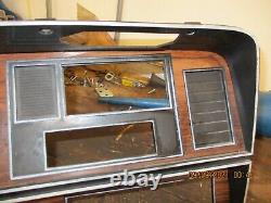 1981-1993 Dodge Ram Dash Bezel Woodgrain Truck No A/C Gauge Cluster Housing