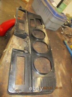 1981-1993 Dodge Ram Dash Bezel Woodgrain Truck No A/C Gauge Cluster Housing