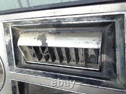 1984 1985 1986 1987 Chevy Truck Dash Gauge Cluster Cover with AC Brushed Aluminum