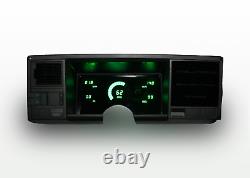 1988-1991 Chevy Truck Dash Panel Cluster Gauges Green LEDs