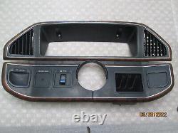 1989 Ford F-150 Woodgrain 4 Piece Dash Speedometer Cluster Bezel 1987 1991 Oem