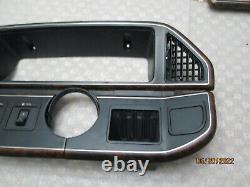 1989 Ford F-150 Woodgrain 4 Piece Dash Speedometer Cluster Bezel 1987 1991 Oem