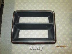 1990 FORD F-150 WOODGRAIN 4 PIECE DASH CLUSTER BEZEL With OVERDRIVE 1987 1991 OEM
