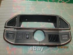 1990 Ford F-250 Woodgrain 4 Piece Dash Speedometer Cluster Bezel 1987 1991 Oem