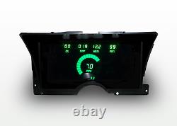 1992-1994 Chevy Truck Digital Dash Panel Cluster Gauges GREEN LEDs