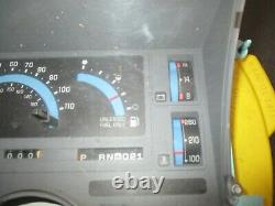 1994 Jimmy Speedometer Cluster Guage Instrument Odometer Analog Dash Display