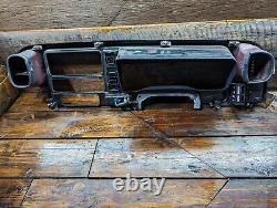 1995-1996 GMC C1500 K1500 Dash Panel Speedometer Cluster Trim Bezel Red