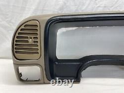 1995 1998 Chevy Silverado Gmc Sierra Truck Dash Instrument Gauge Bezel Tan Oem