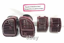 1995-1999 CHEV Silverado Sierra Tahoe Yukon Suburban Dashboard VENT SET RED OEM