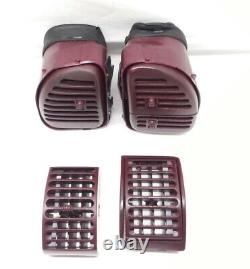 1995-1999 CHEV Silverado Sierra Tahoe Yukon Suburban Dashboard VENT SET RED OEM