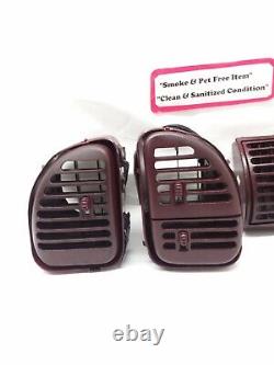 1995-1999 CHEV Silverado Sierra Tahoe Yukon Suburban Dashboard VENT SET RED OEM