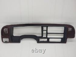 1995-1999 CHEVY TRUCK SILVERADO C/K Cluster Gauge Speedo Dash Bezel RED C3