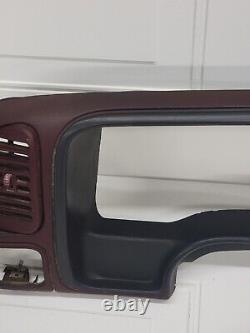 1995-1999 CHEVY TRUCK SILVERADO C/K Cluster Gauge Speedo Dash Bezel RED C3