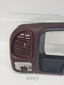 1995-1999 CHEVY TRUCK SILVERADO C/K Cluster Gauge Speedo Dash Bezel RED C3